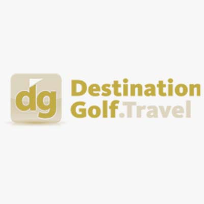 Destination golf travel logo